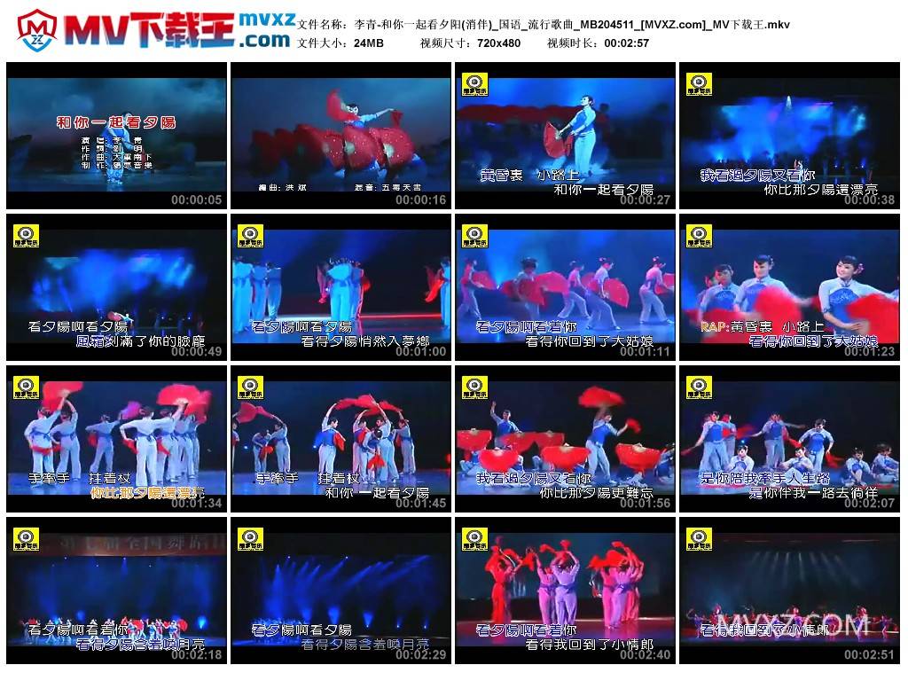 李青-和你一起看夕阳(消伴)_国语_流行歌曲_MB204511